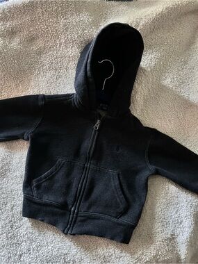 Polo by Ralph Lauren Kids Black Zip Hoodie